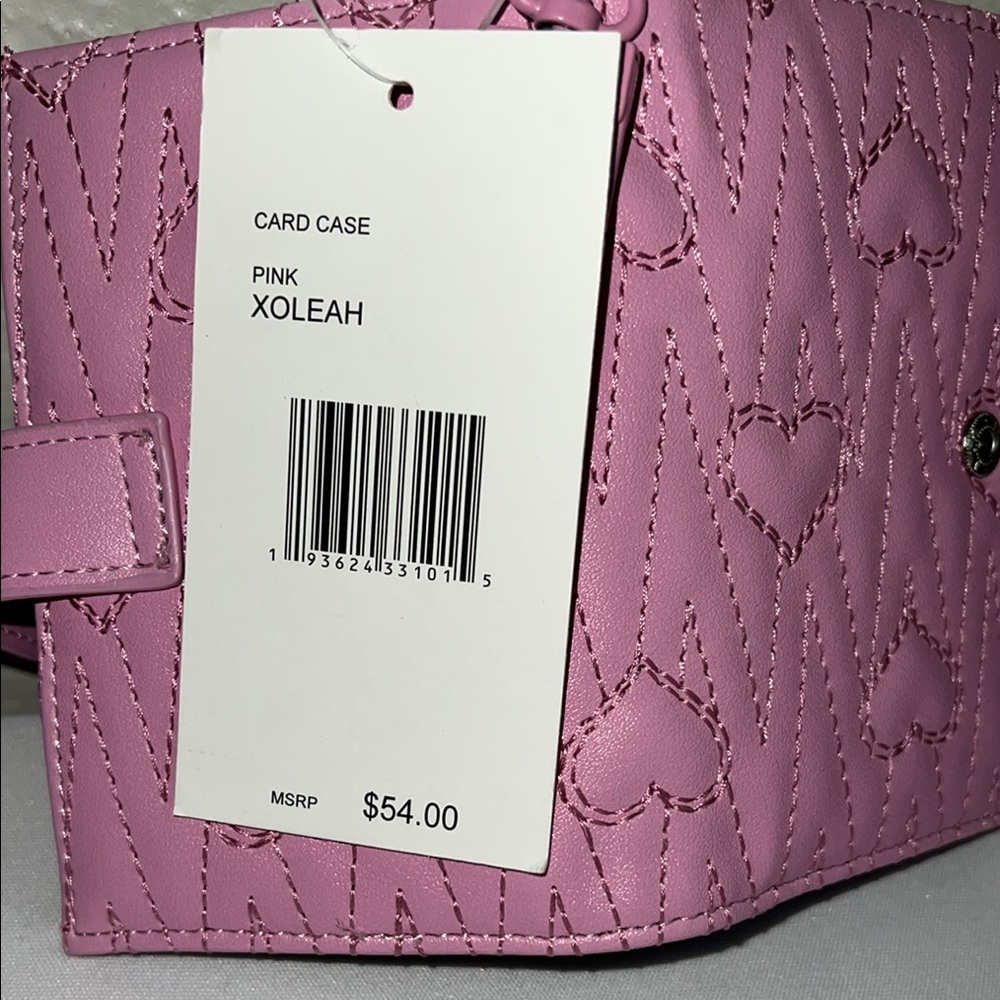 Betsey Johnson Pink Heart Wallet - Picture 5 of 10